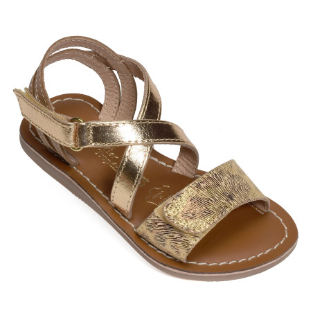IL2263 Gold, Sandales plates & Nu-Pieds Atelier Tropézien