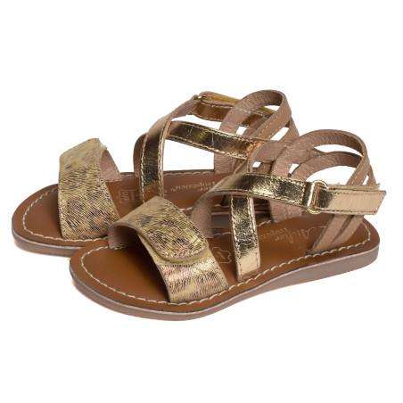 IL2263 Gold, Sandales plates & Nu-Pieds Atelier Tropézien