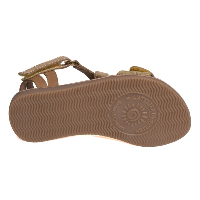 IL2263 Gold, Sandales plates & Nu-Pieds Atelier Tropézien