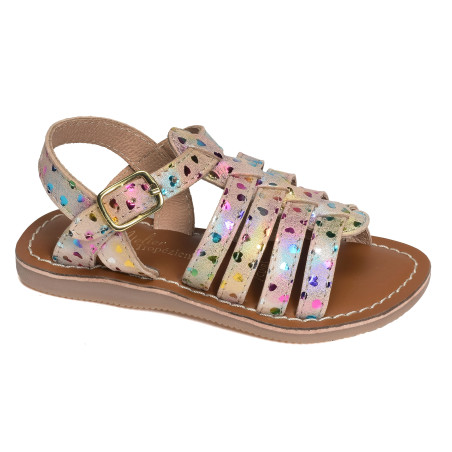 IL2256E Beige Multicolore, Sandales plates & Nu-Pieds Atelier Tropézien