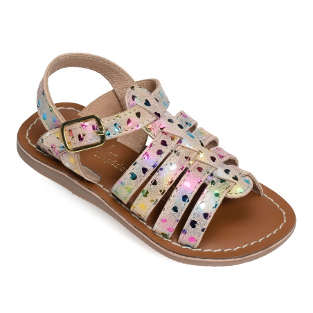 IL2256E Beige Multicolore, Sandales plates & Nu-Pieds Atelier Tropézien