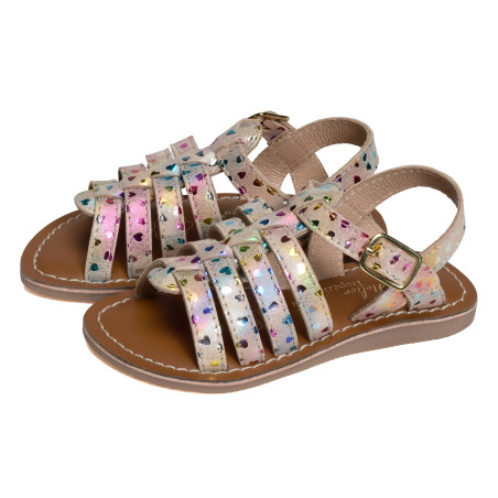 IL2256E Beige Multicolore, Sandales plates & Nu-Pieds Atelier Tropézien