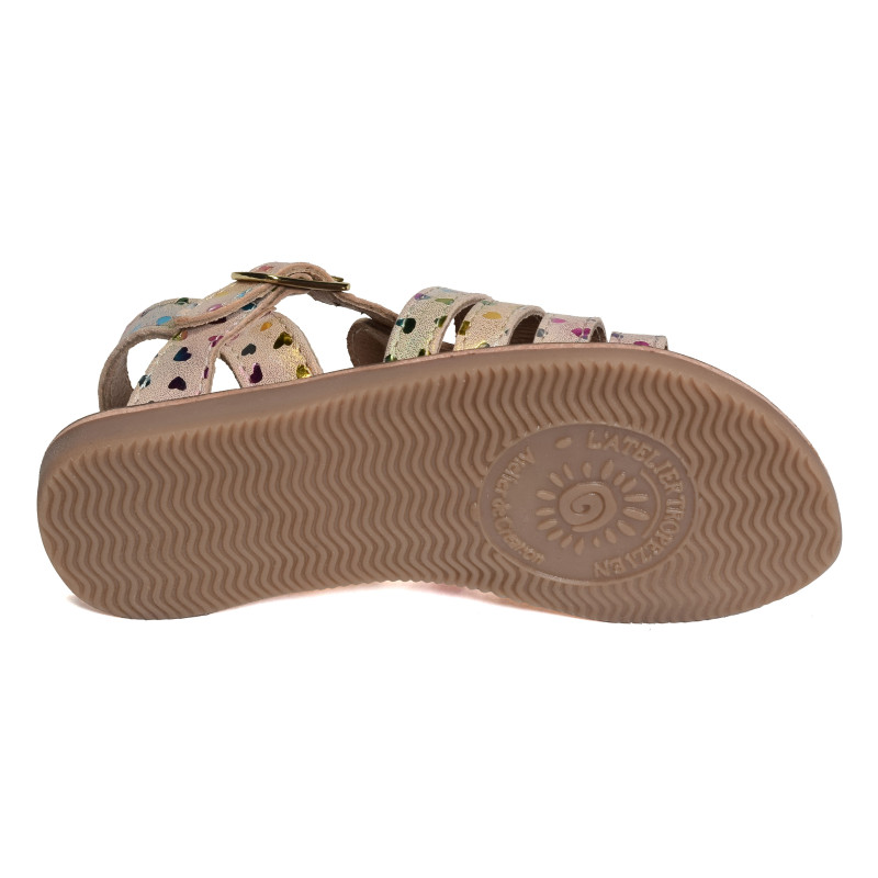IL2256E Beige Multicolore, Sandales plates & Nu-Pieds Atelier Tropézien