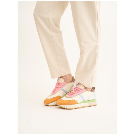 TORINO W Multicolore, Baskets running Serafini