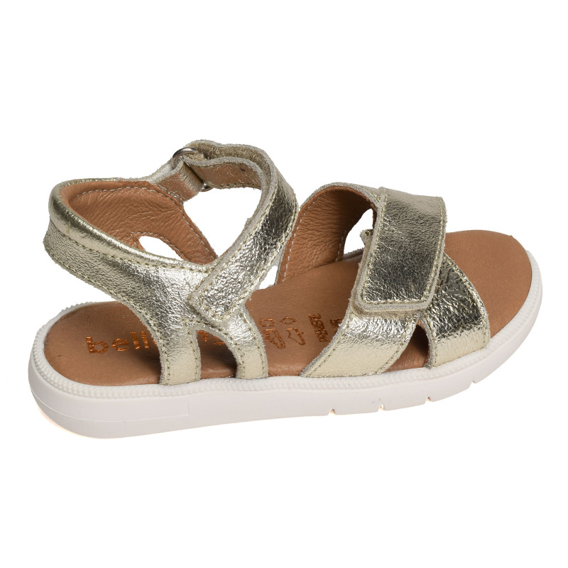 EVI Or, Sandales plates & Nu-Pieds Bellamy