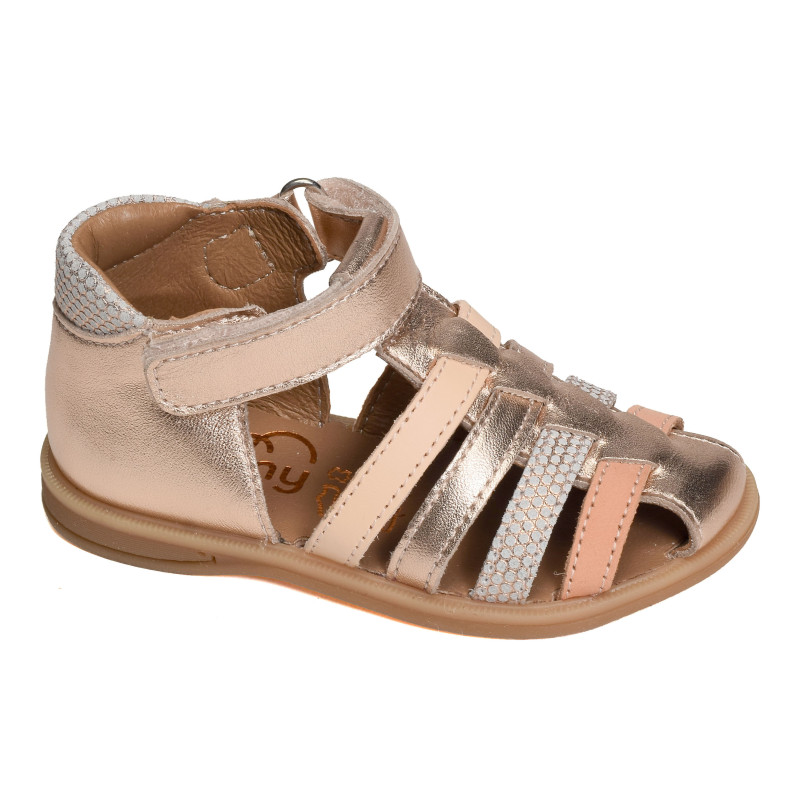 PAILLETTE Cuivre, Sandales plates & Nu-Pieds Bellamy