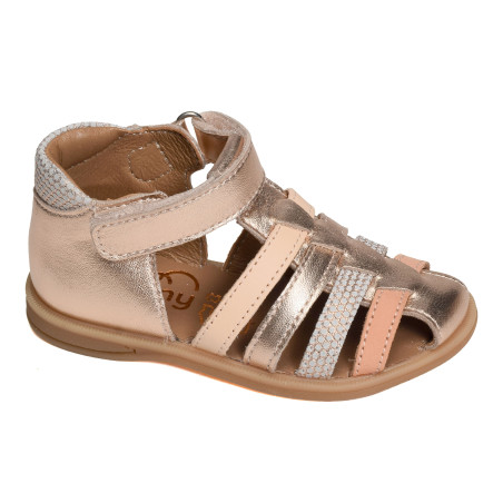 PAILLETTE Cuivre, Sandales plates & Nu-Pieds Bellamy