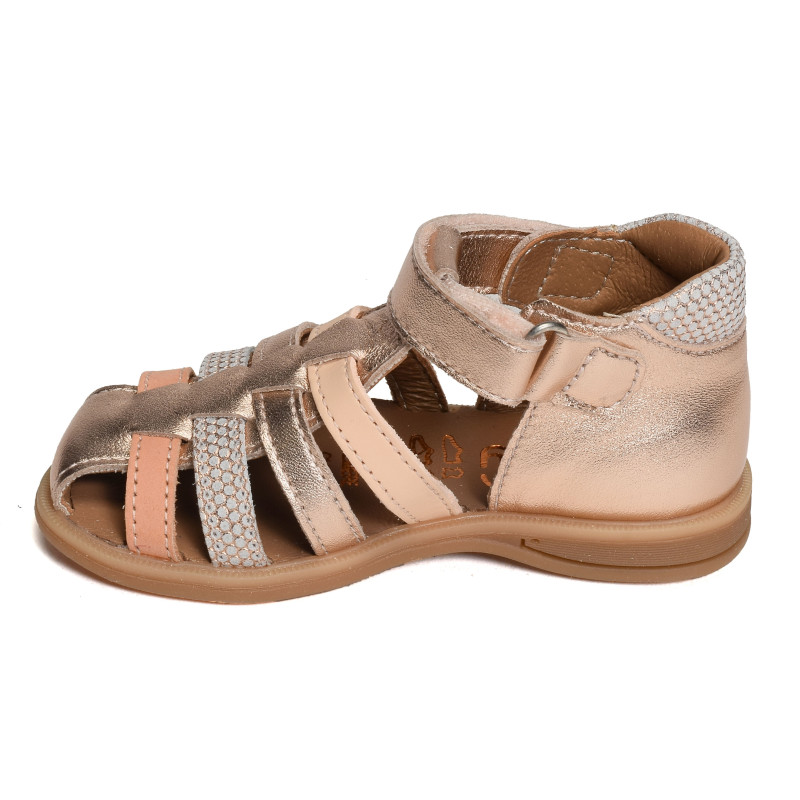 PAILLETTE Cuivre, Sandales plates & Nu-Pieds Bellamy