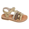 ELBOSSA Or Léopard, Sandales plates & Nu-Pieds Bopy