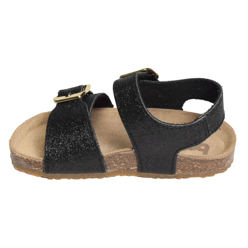 EROPA Noir, Sandales plates & Nu-Pieds Bopy