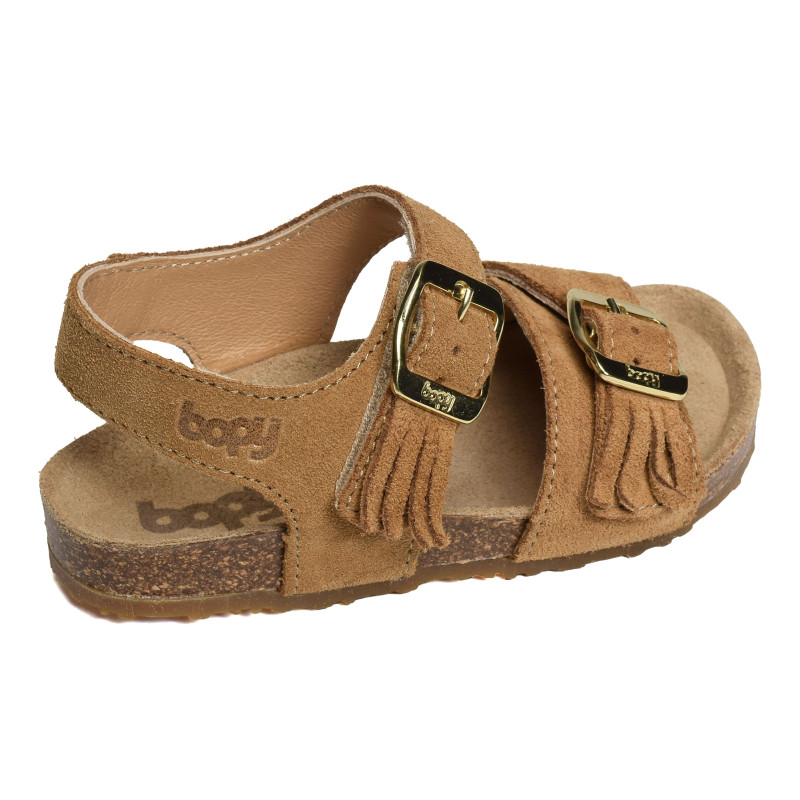 ETIAG Cognac, Sandales plates & Nu-Pieds Bopy
