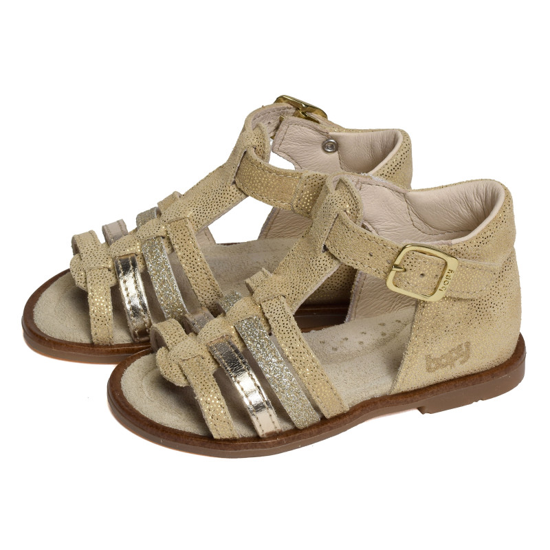 ROMY Or, Sandales plates & Nu-Pieds Bopy