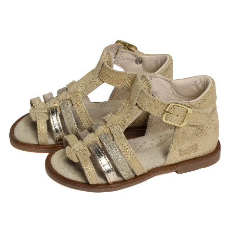 ROMY Or, Sandales plates & Nu-Pieds Bopy