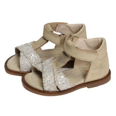 RESINA Or, Sandales plates & Nu-Pieds Bopy