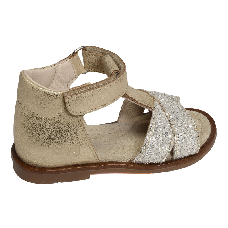 RESINA Or, Sandales plates & Nu-Pieds Bopy
