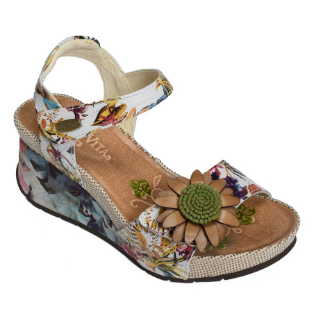 BARRY 36 Beige, Sandales compensées Laura Vita