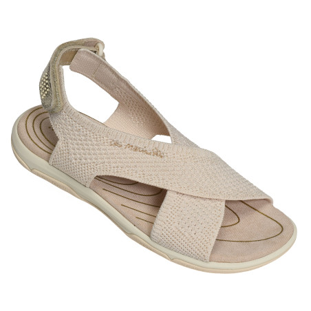 JAZZFIT Beige Or, Sandales plates TBS