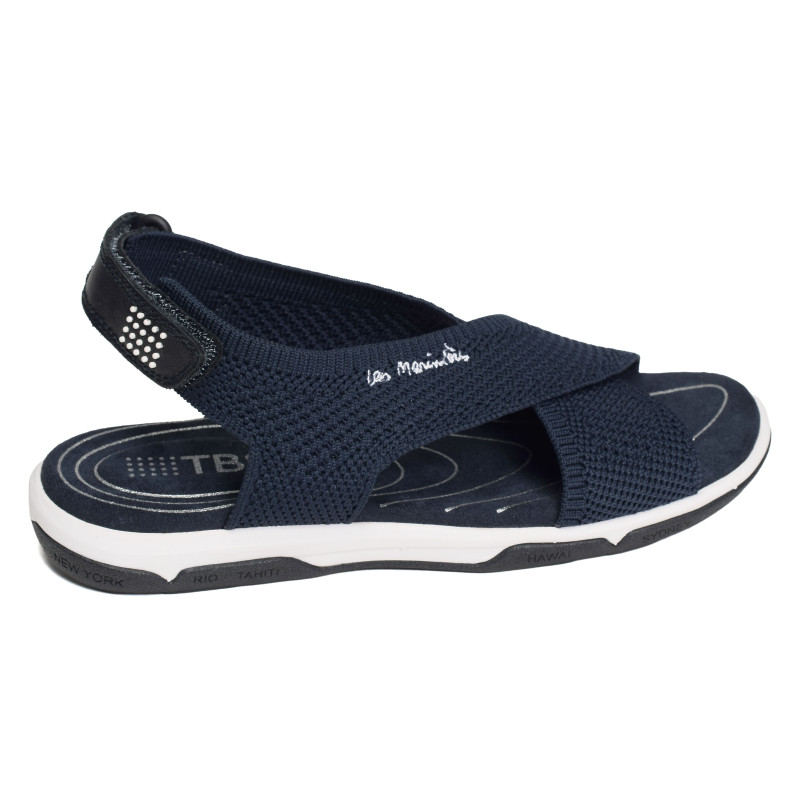 JAZZFIT Marine, Sandales plates TBS