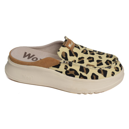 JANE LOFTY Léopard, Mules Woz