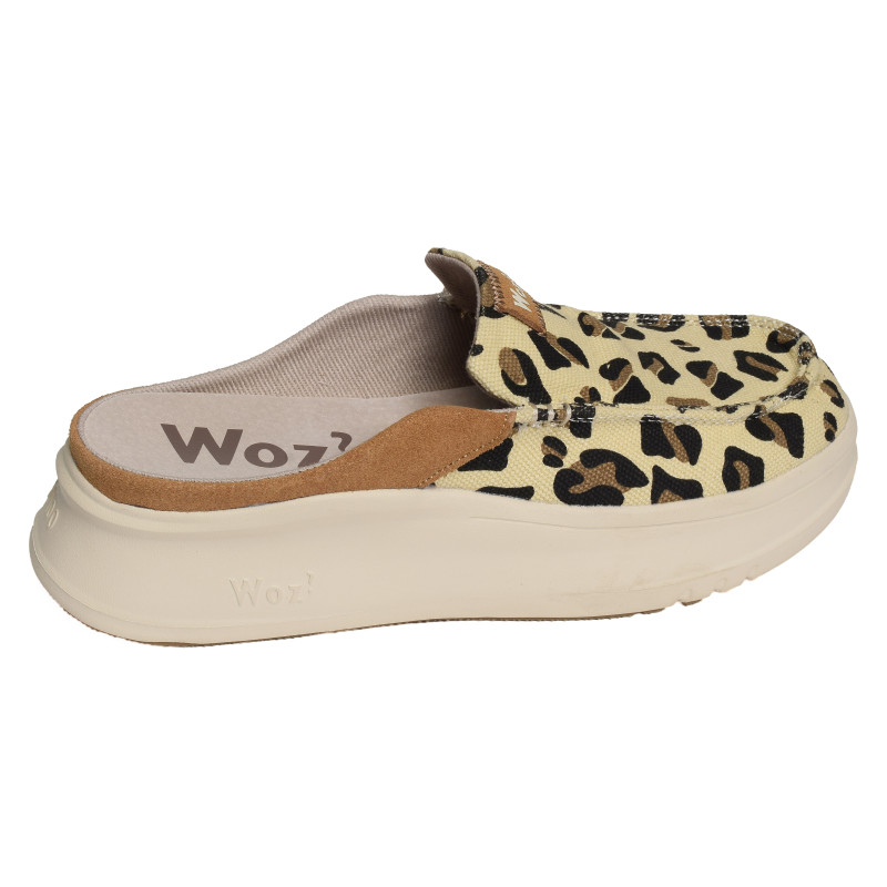 JANE LOFTY Léopard, Mules Woz