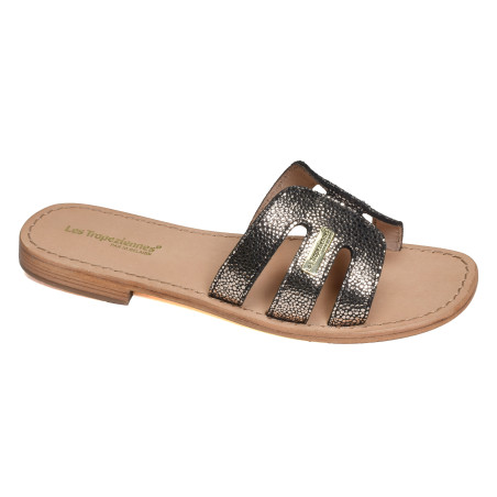HADAMIA Noir Or, Mules Les Tropéziennes