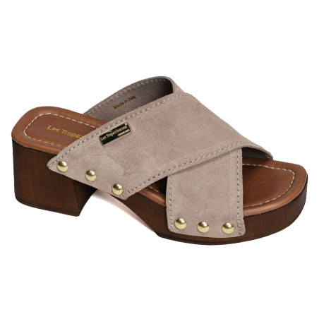 PIPA Taupe, Mules Les Tropéziennes
