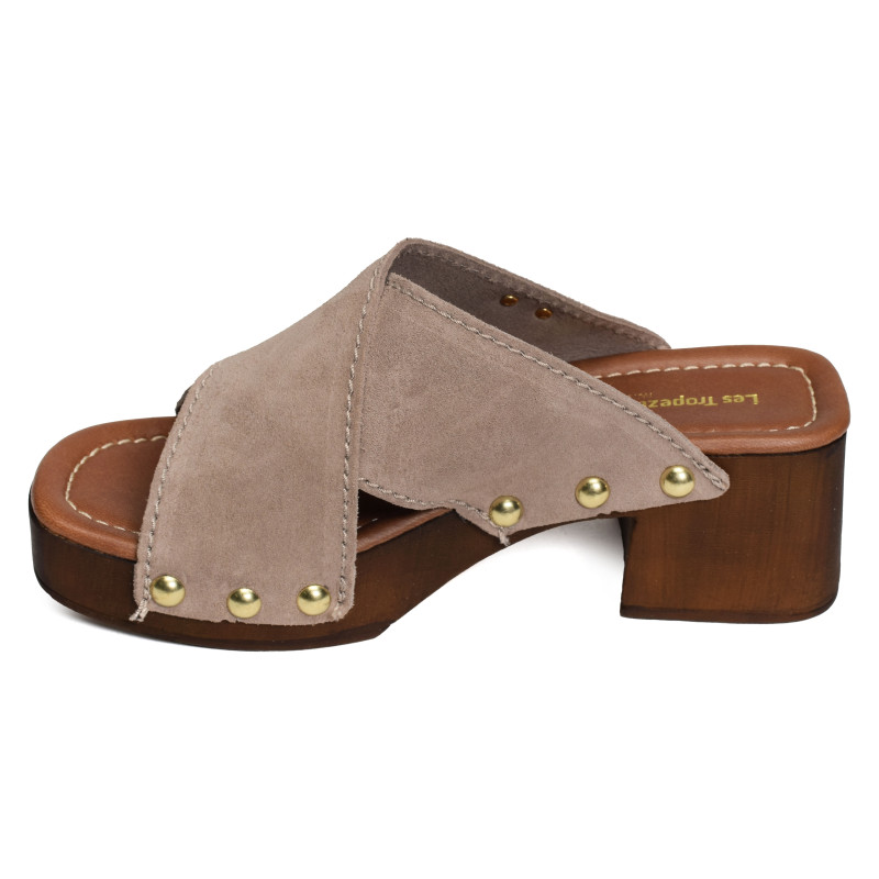 PIPA Taupe, Mules Les Tropéziennes