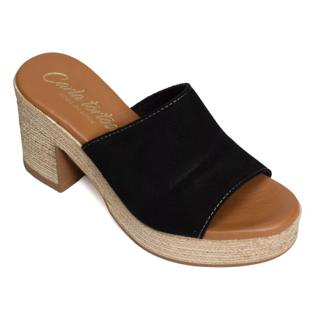32622 Noir, Mules Carla Tortosa