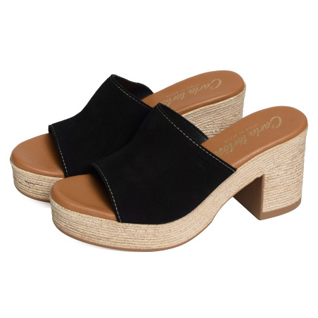 32622 Noir, Mules Carla Tortosa