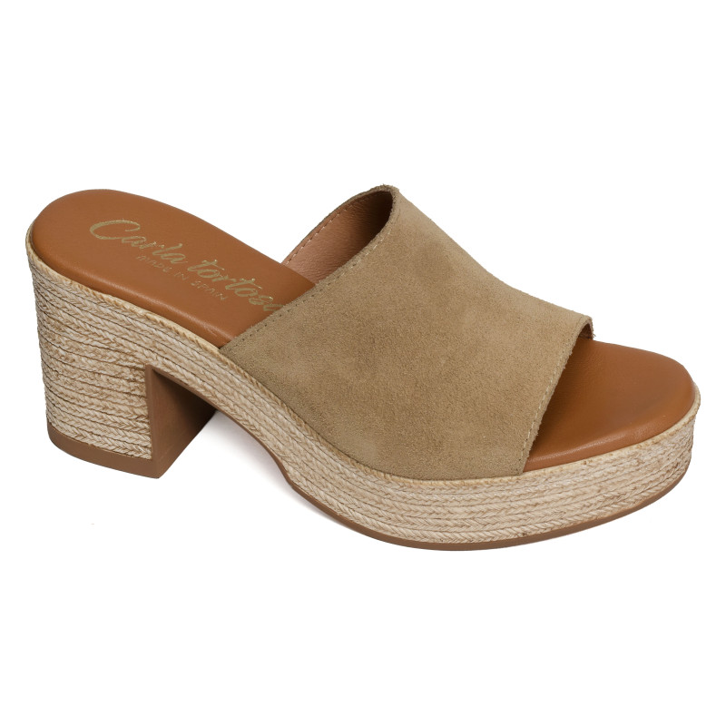 32622 Beige, Mules Carla Tortosa