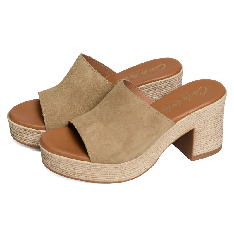 32622 Beige, Mules Carla Tortosa
