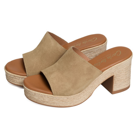 32622 Beige, Mules Carla Tortosa