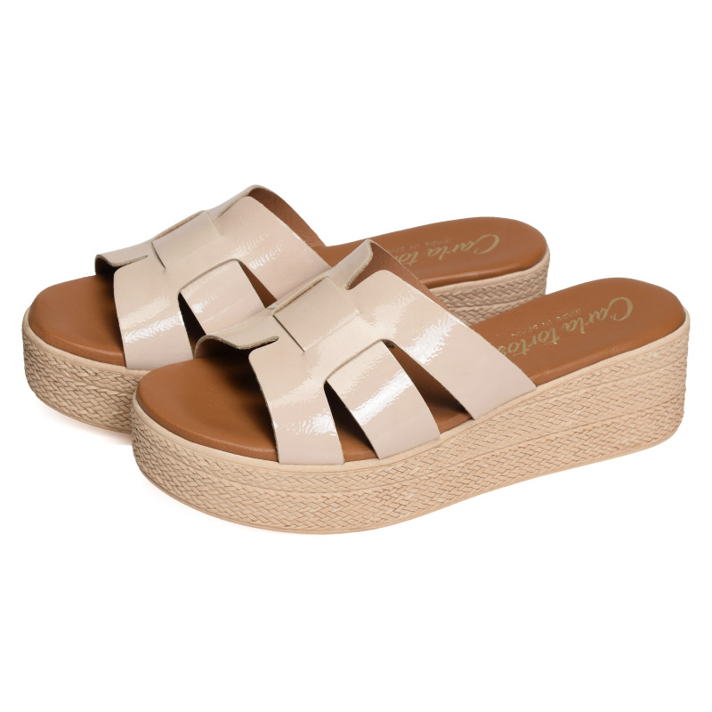 38627 Verni Beige, Mules Carla Tortosa