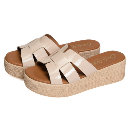 38627 Verni Beige, Mules Carla Tortosa