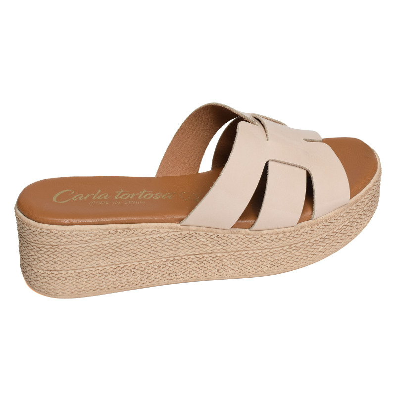 38627 Verni Beige, Mules Carla Tortosa