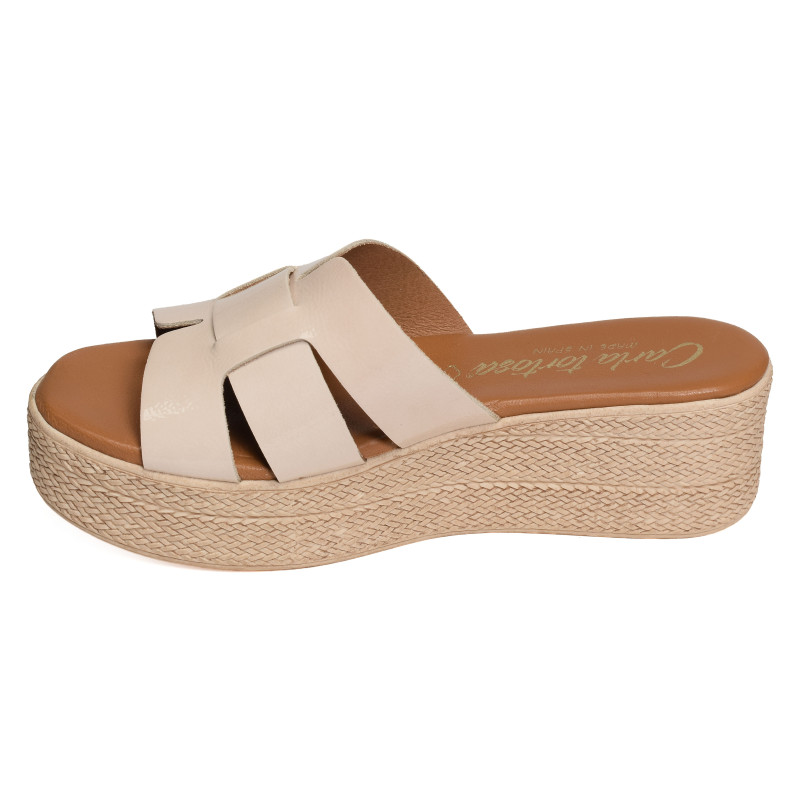 38627 Verni Beige, Mules Carla Tortosa