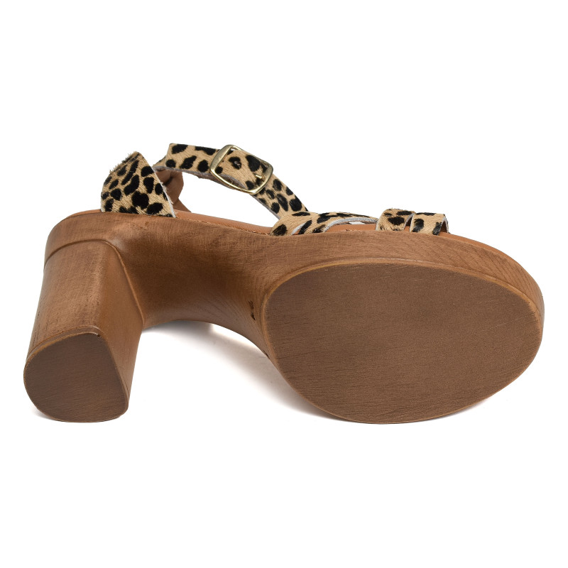 94676 Léopard, Nu-Pieds à talon Carla Tortosa