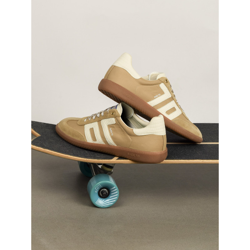 GHOST SUEDE MEN Beige, Sneakers basses Back 70