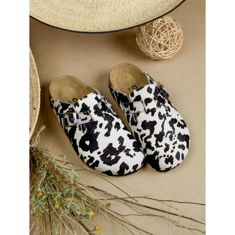 MARIA 103 Blanc Noir, Sabots Cubanas