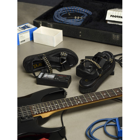 L68003 Noir, Nu-Pieds à plateforme MJUS
