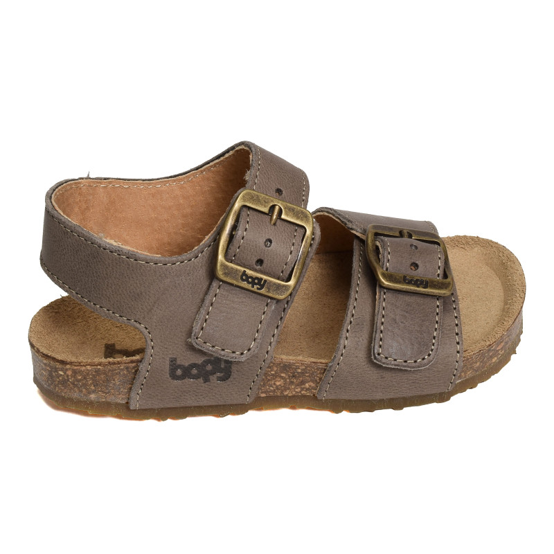 EDOUARVEL Taupe, Sandales plates & Nu-Pieds Bopy