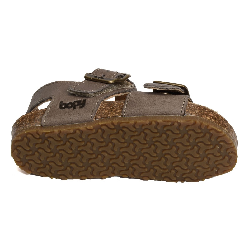 EDOUARVEL Taupe, Sandales plates & Nu-Pieds Bopy