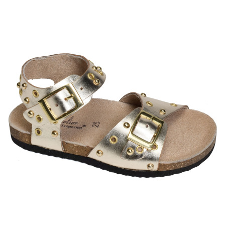 SB2426 Gold, Sandales plates & Nu-Pieds Atelier Tropézien