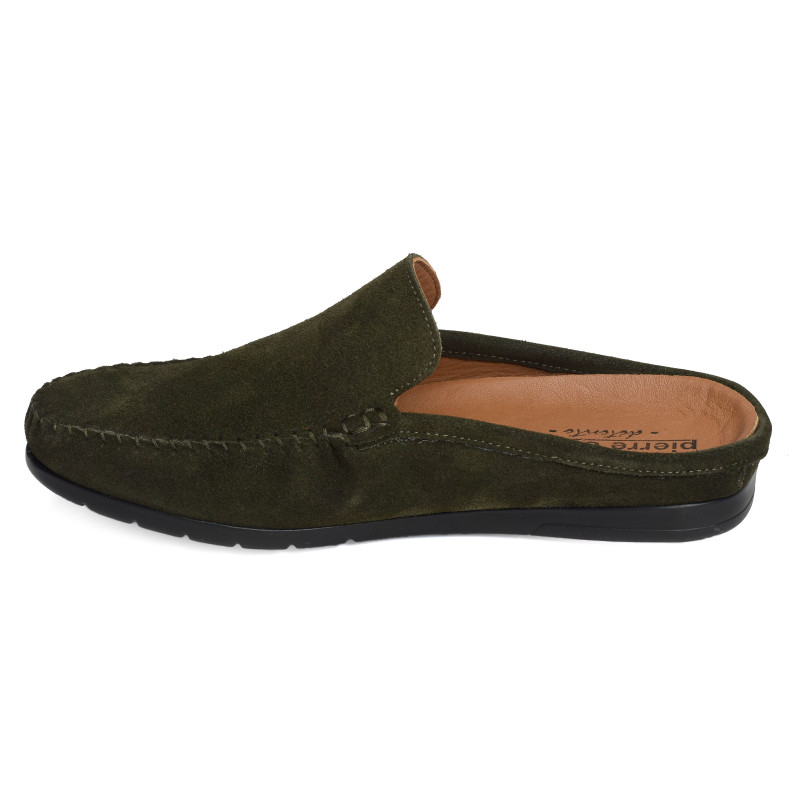 SA181 Kaki, Mules Pierre Cardin