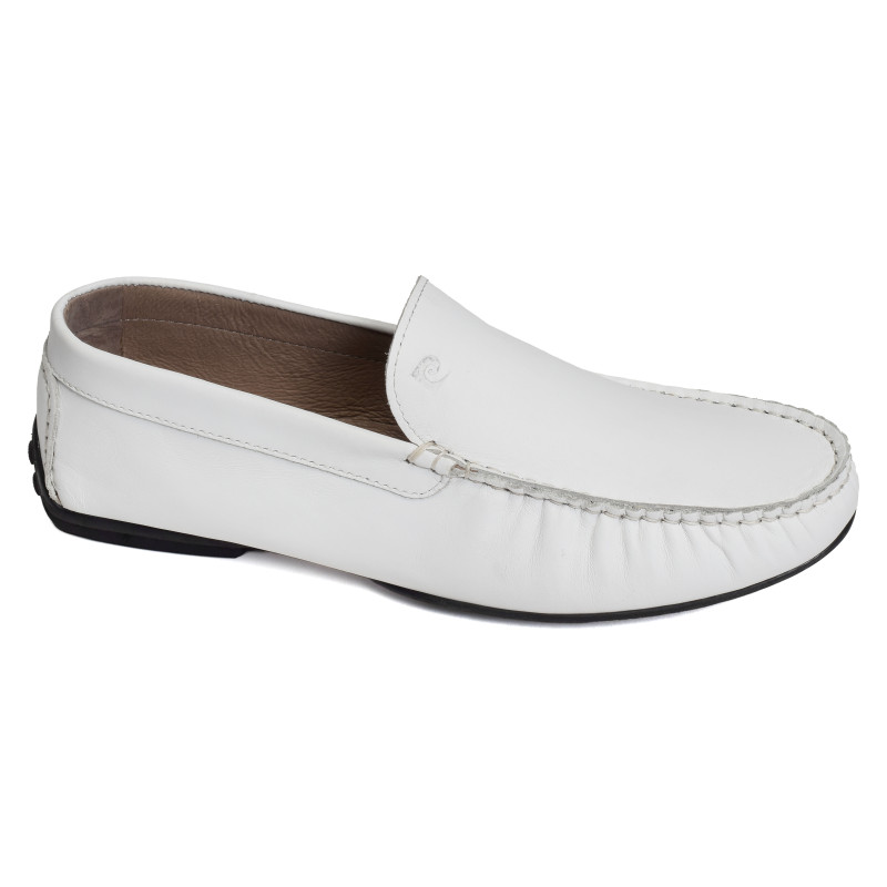 SA175 Blanc, Mocassins Pierre Cardin