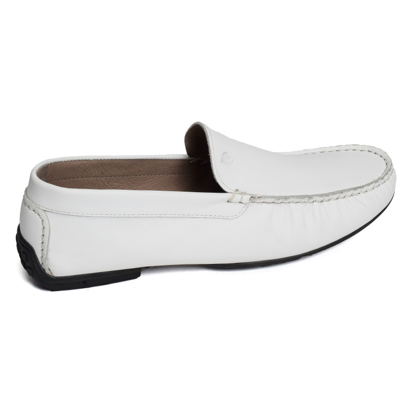 SA175 Blanc, Mocassins Pierre Cardin