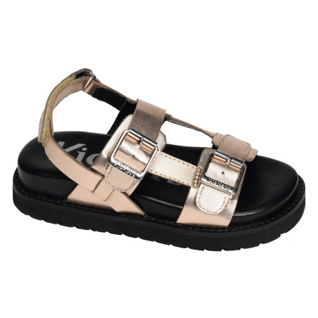 NEOSUMMER KID Or Rose, Sandales plates Kickers