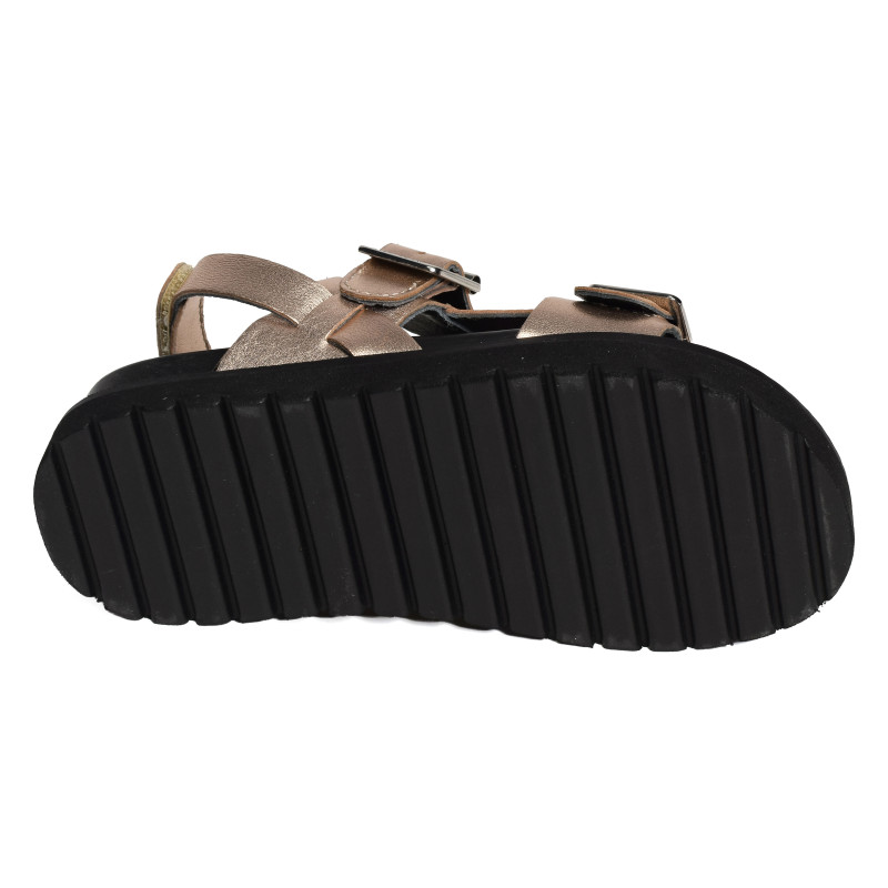 NEOSUMMER KID Or Rose, Sandales plates Kickers