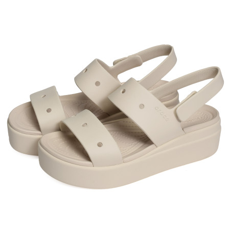 BROOKLYN 4U Ecru, Sandalettes Crocs