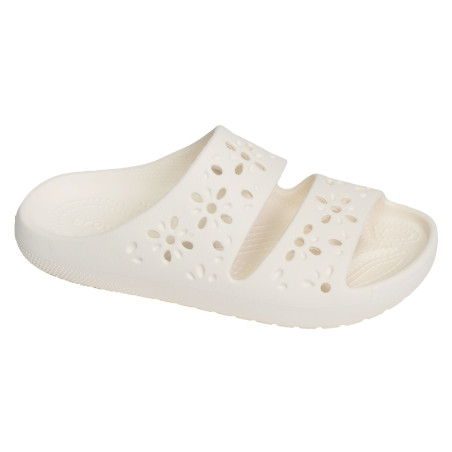 CLASSIC FLORAL CUT OUT SANDAL Blanc, Claquettes Crocs